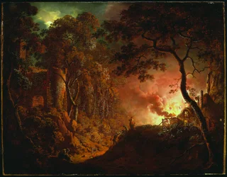 Cottage on Fire, c.1786-87